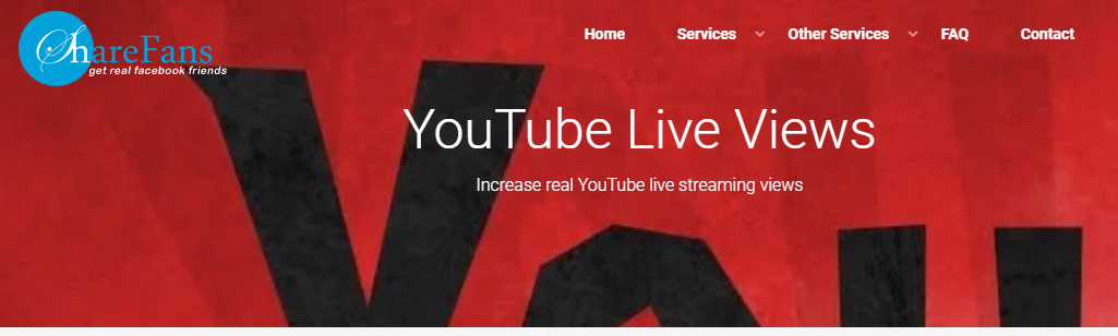 ShareFans Buy YouTube Live Views
