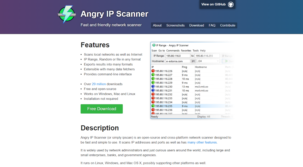 Angry IP Scanner
