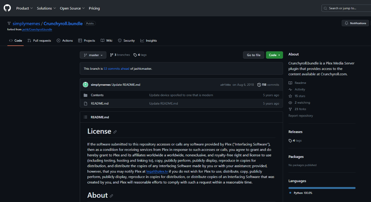 Crunchyroll plugin