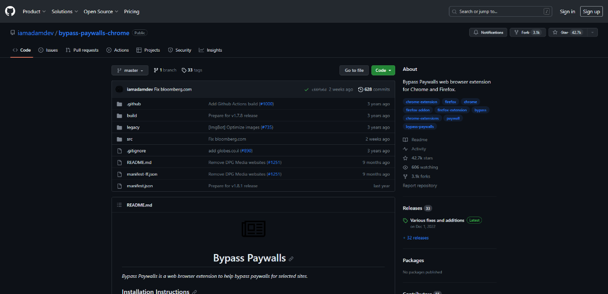 Bypass Paywalls