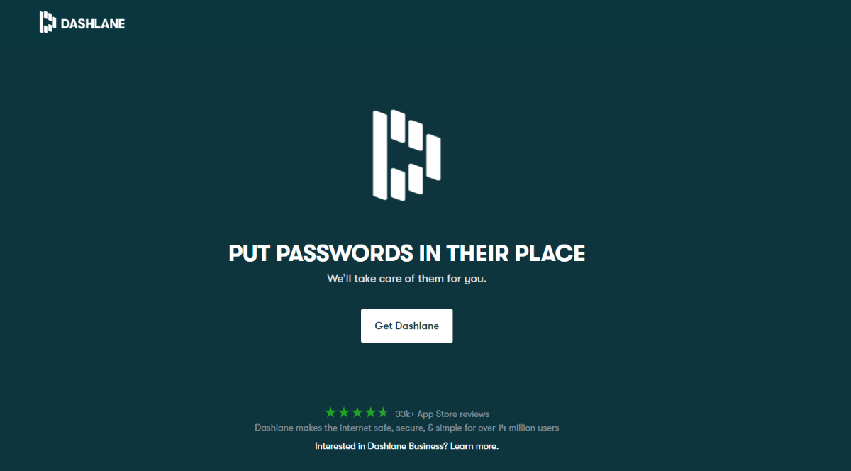 Dashlane Home