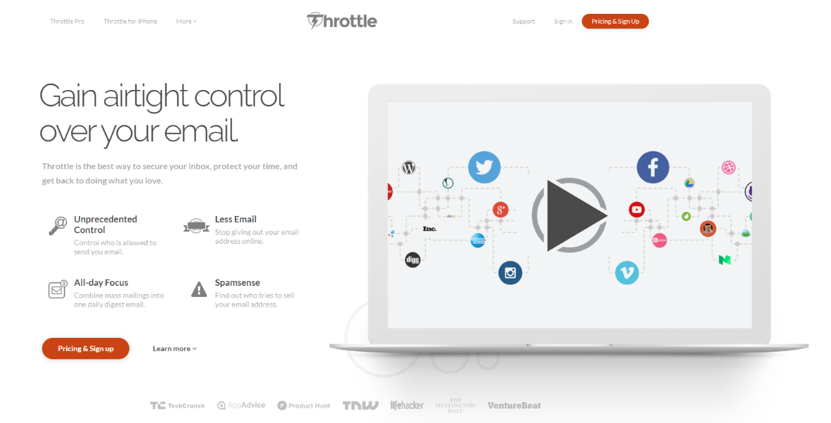 Throttle Mail