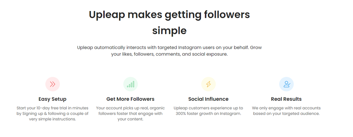Upleap Features 2