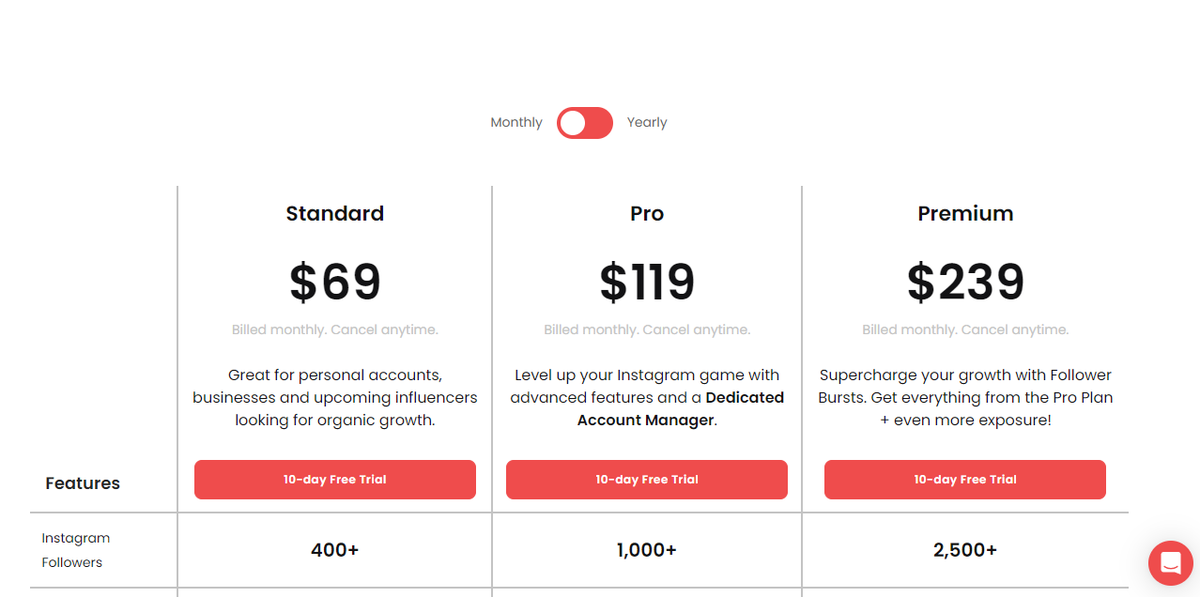 Upleap Pricing Monthly3