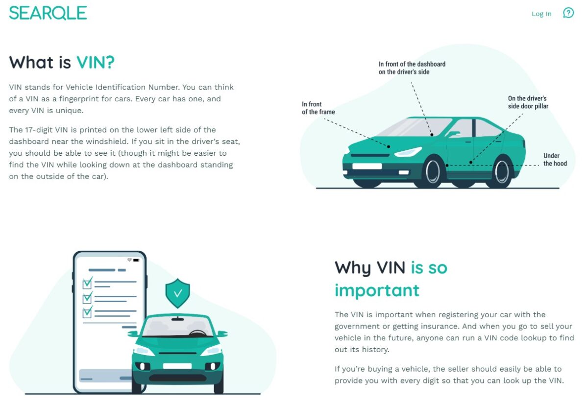 searqle vin car