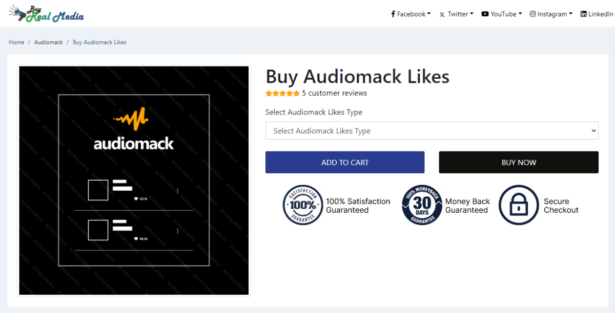 Buy Real Media Buy Audiomack Likes