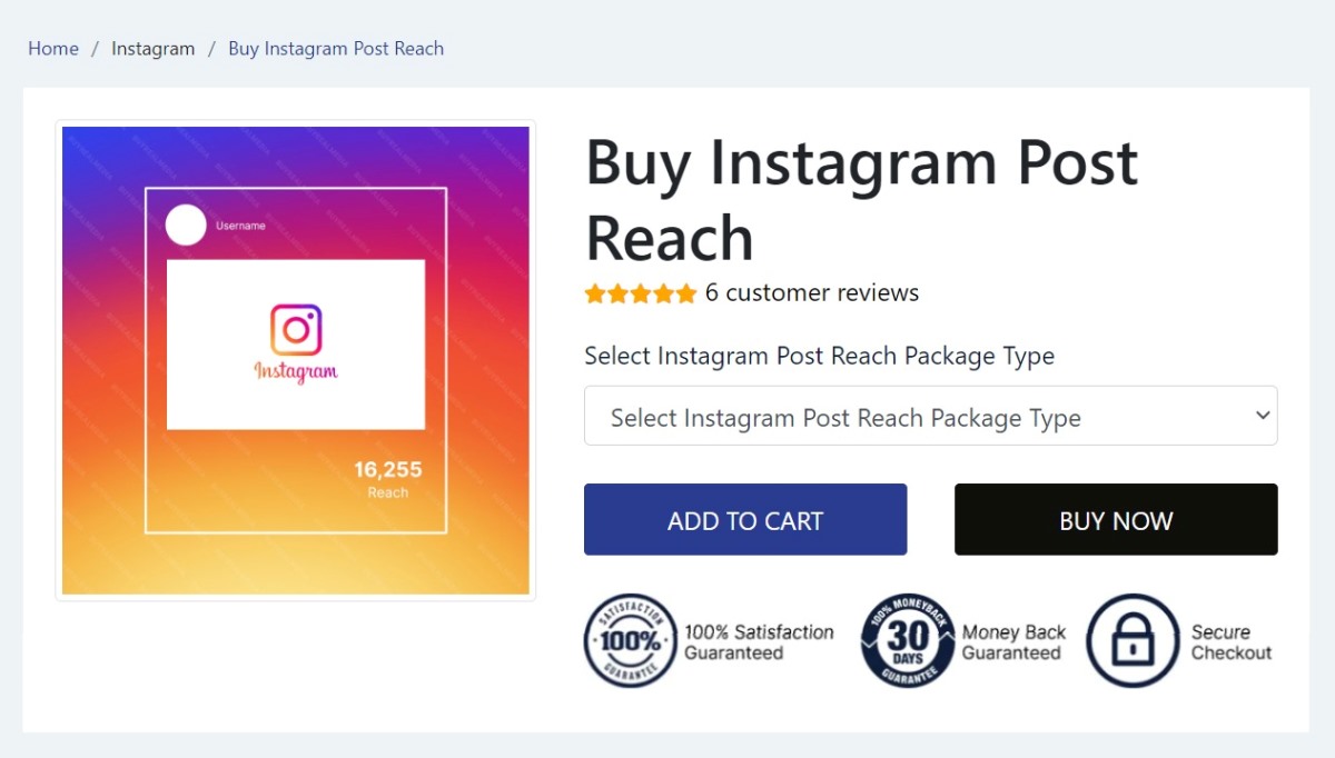 Buy Real Media - Buy Instagram Post Reach