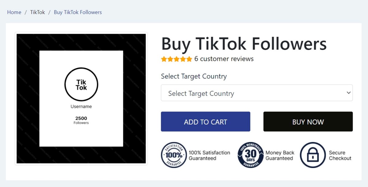 Buy Real Media - Buy TikTok Followers
