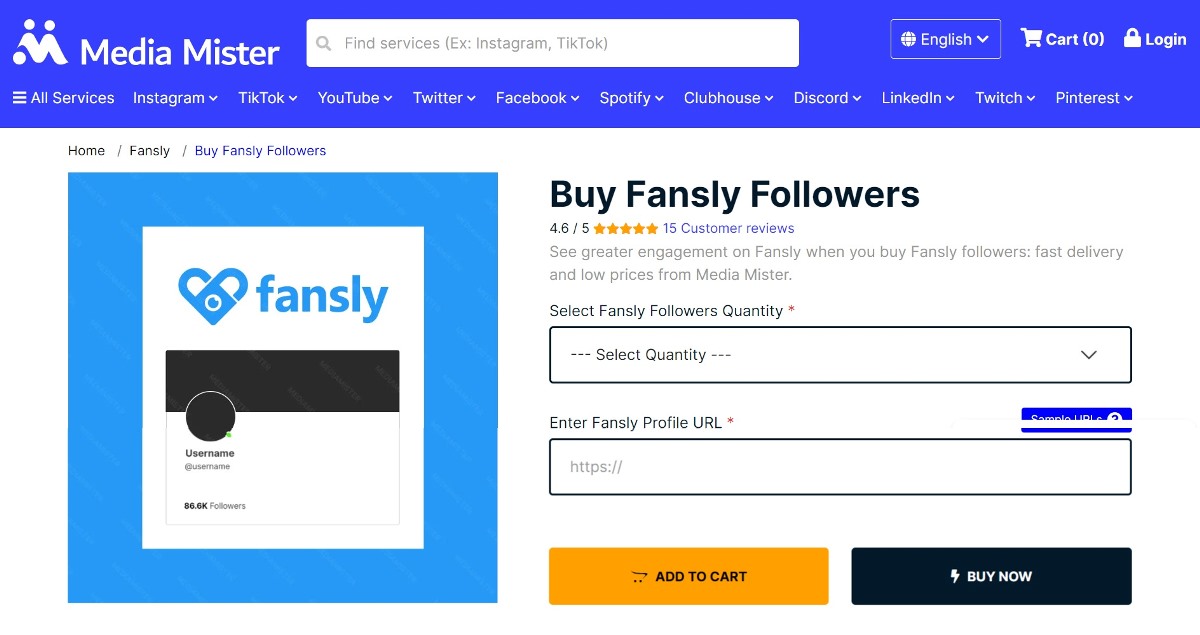 Media Mister - Buy Fansly Followers