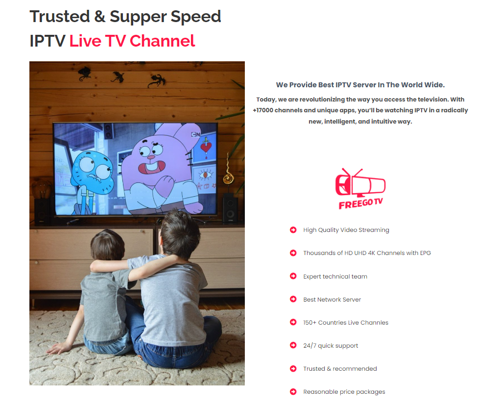 Freego TV What We Offer​