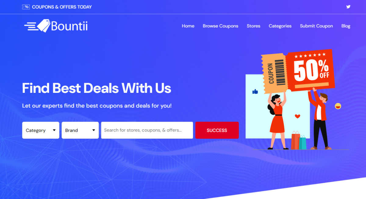 Bountii Coupons Home