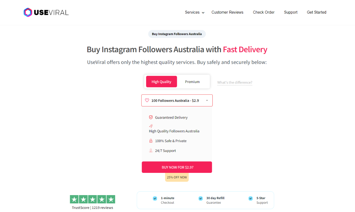 UseViral Buy Instagram Followers Australia
