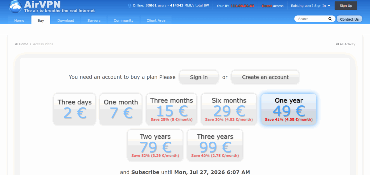 Pricing