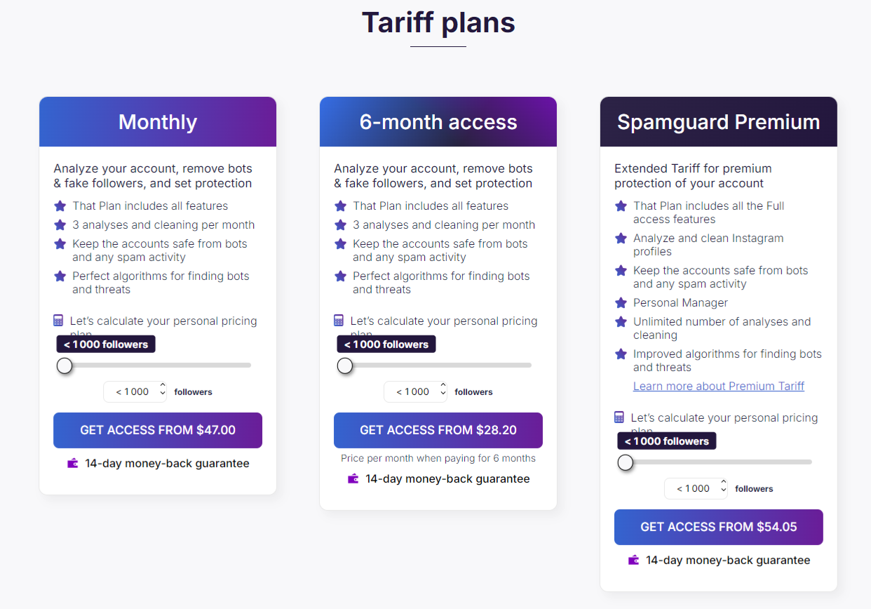 SpamGuard Pricing 0326